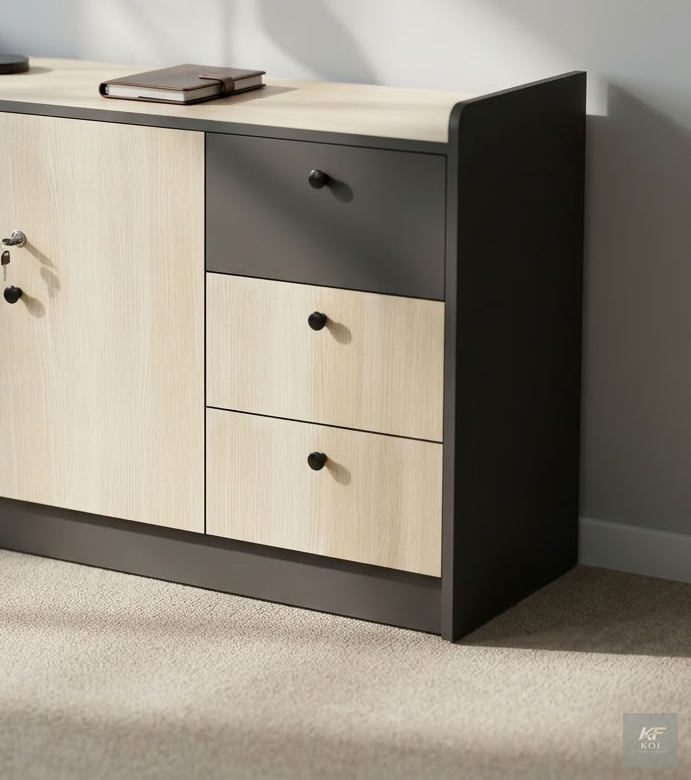 Executive Office Files Storage Lockable Credenza 6