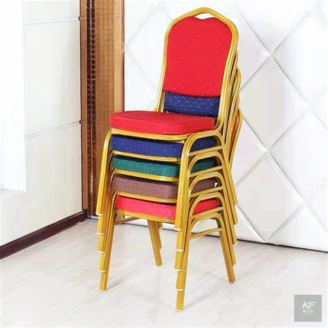 red and gold banquet or conference chair, red and gold banquet chair Kenya, red gold conference chair Nairobi, elegant banquet seating, red padded event chair, gold frame conference chair, red and gol
