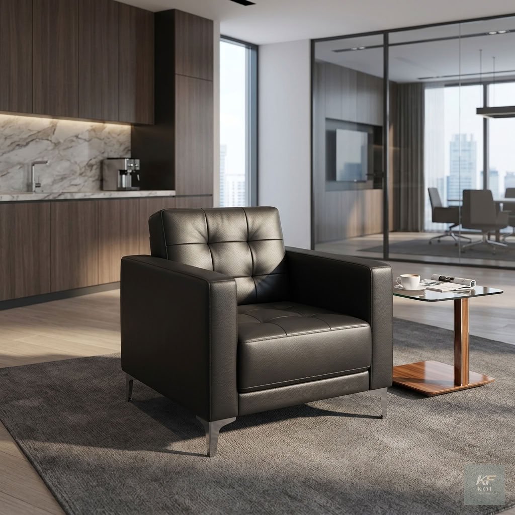 1-Seater Executive Staff Office Sofa 12