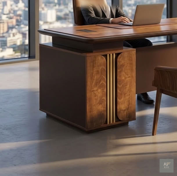 1400MM Executive Golden Advanced Office Desk 11