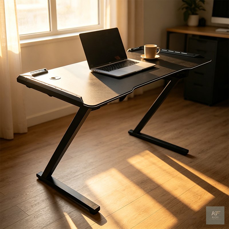 Modern Ergonomic Studio Gaming Desk 11