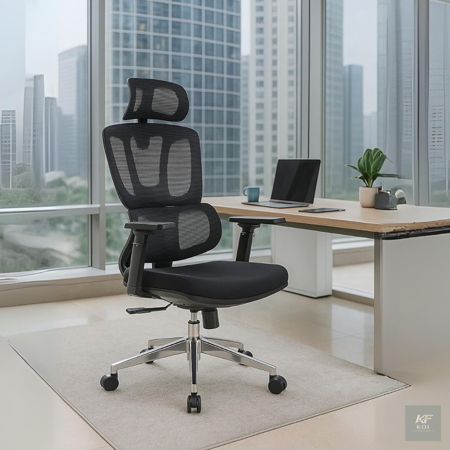 Executive High Back Orthopedic Office Chair 7
