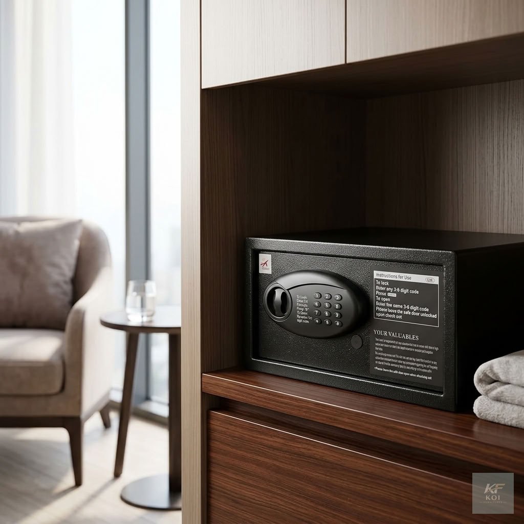 Digital Modern Fireproof Home Office Safe 8